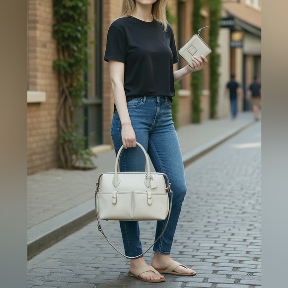 Dooney & Bourke Small East/West Satchel - Picture 9 of 10